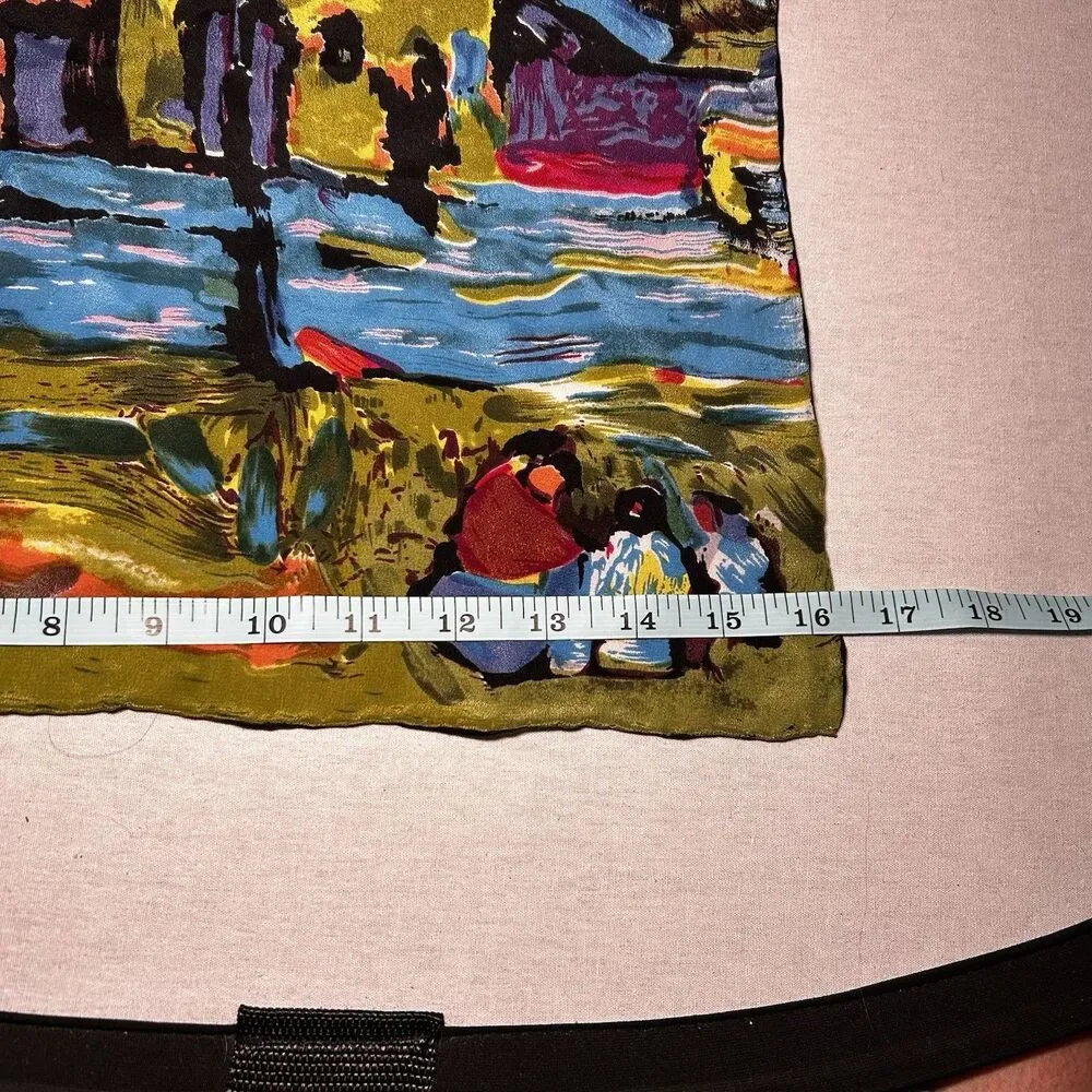 vibrant silk scarf, Wassily Kandinsky’s 